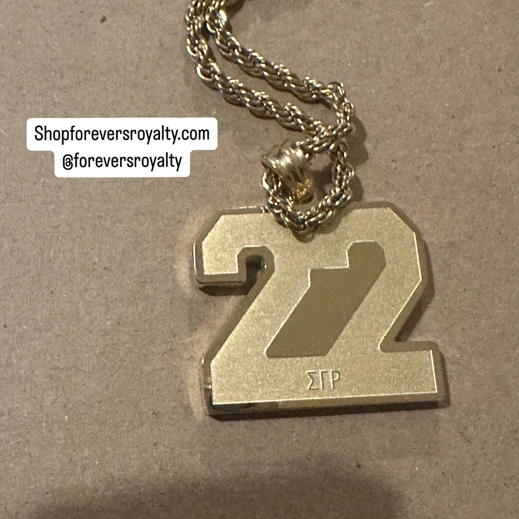 Sigma Gamma Rho necklace