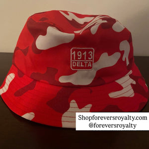 Delta Sigma Theta camo hat