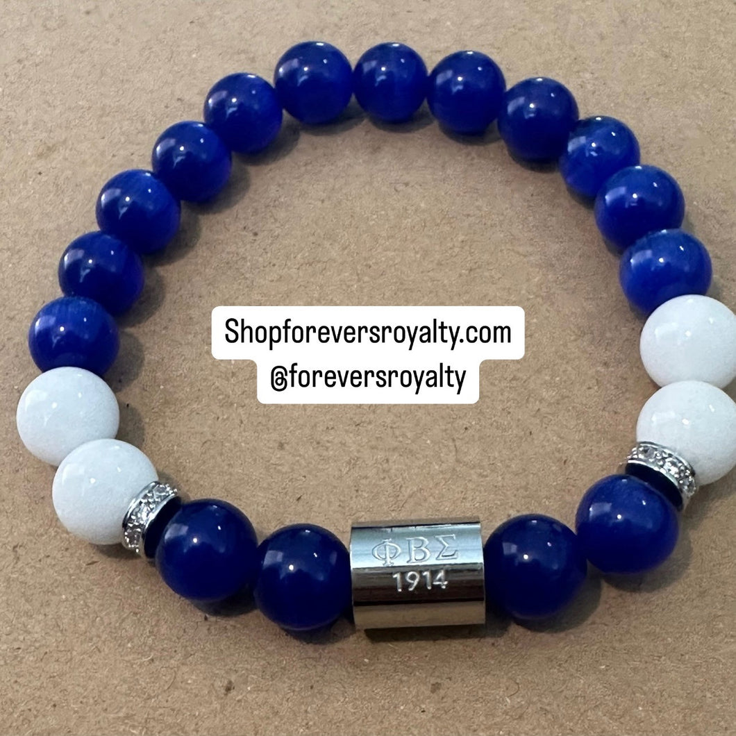 Blue Phi Beta Sigma bracelet