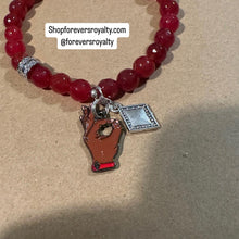 Load image into Gallery viewer, Hand Kappa Alpha Psi bracelet.