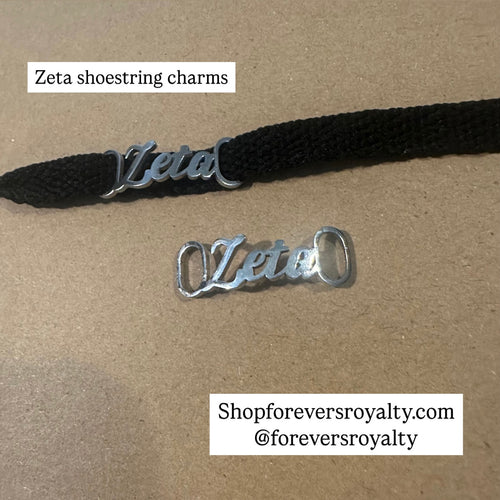 Zeta shoestring charms