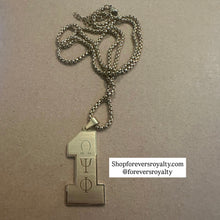 Load image into Gallery viewer, Gold Omega Psi Phi necklaces