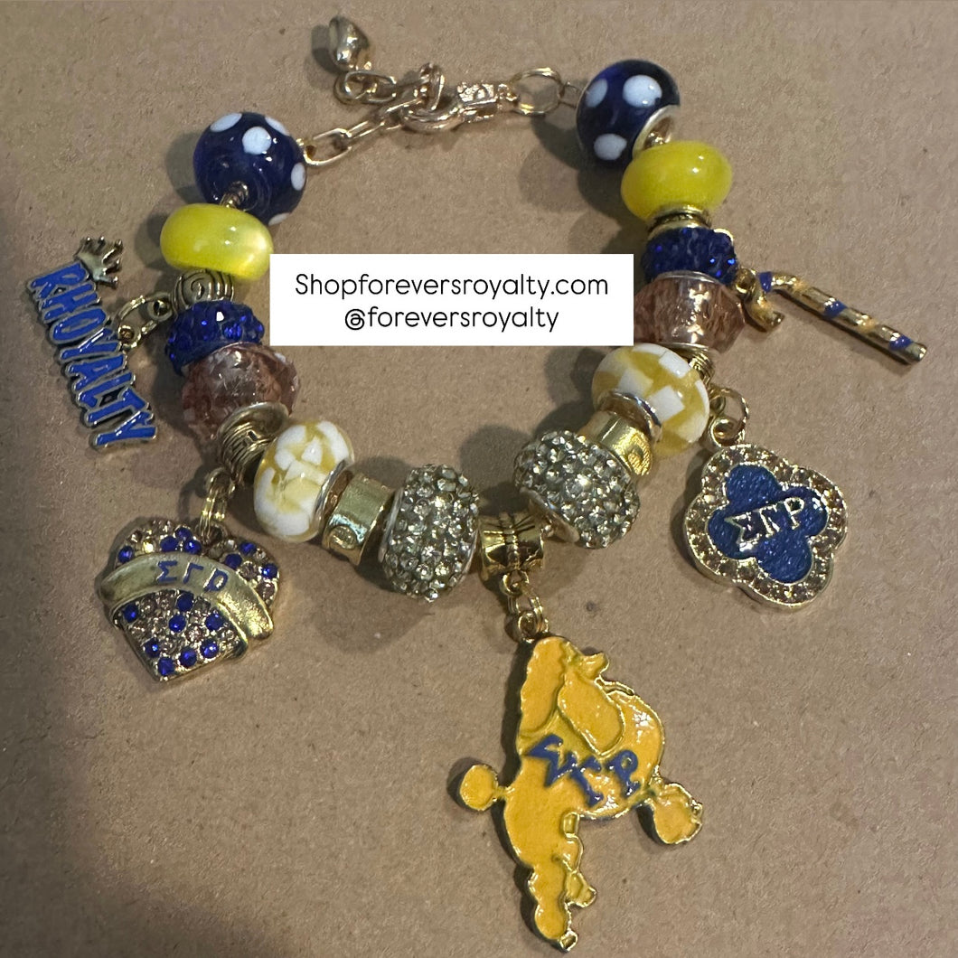 Sigma Gamma Rho charm bracelet.