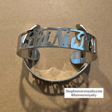 Load image into Gallery viewer, Silver Phi Nu Pi bangle