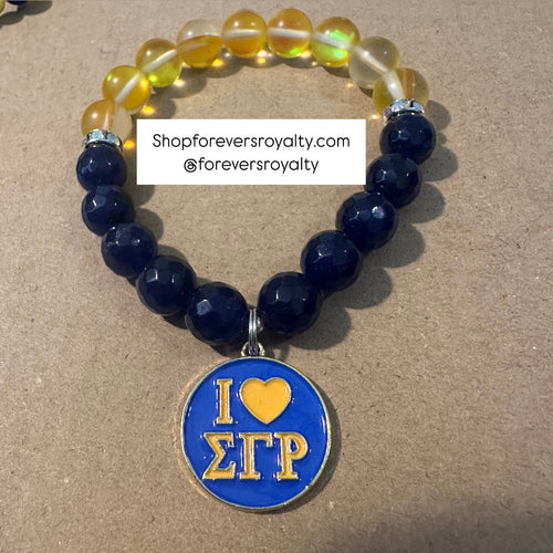 Sigma heart bracelet.