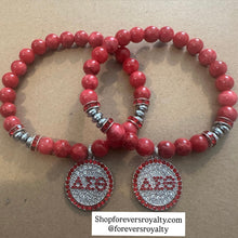 Load image into Gallery viewer, Delta Sigma Theta red bracelet