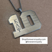 Load image into Gallery viewer, Silver Kappa Alpha Psi necklaces
