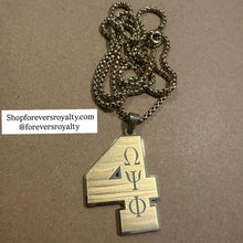 Load image into Gallery viewer, Gold Omega Psi Phi necklaces