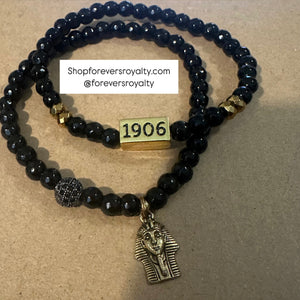 Mini Alpha Phi Alpha bracelet set