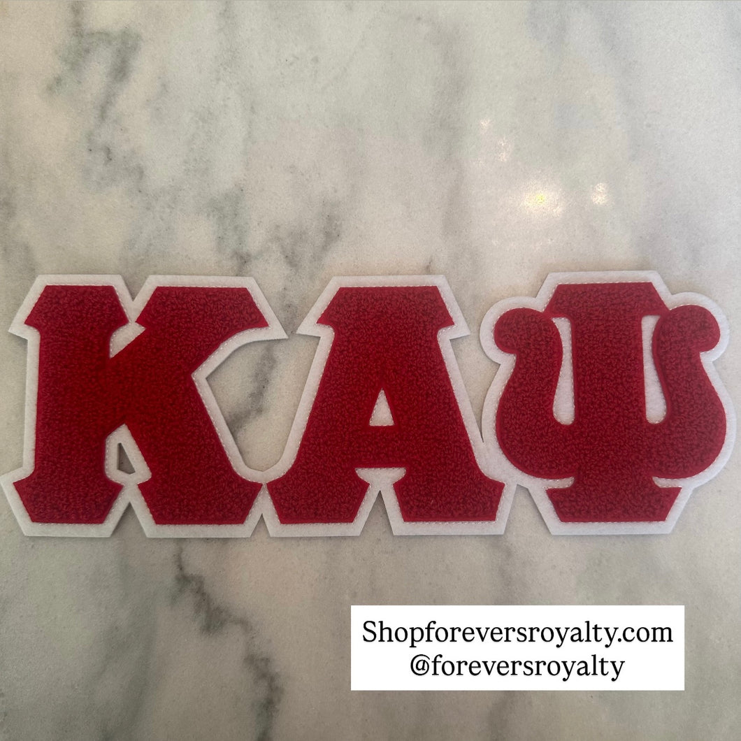 Kappa Alpha Psi letter patch