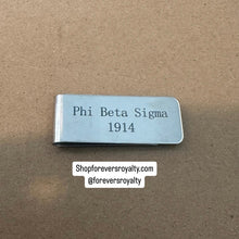 Load image into Gallery viewer, Phi Beta Sigma money clip