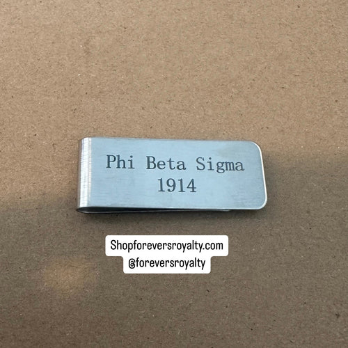 Phi Beta Sigma money clip