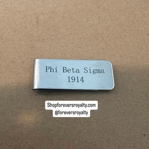 Phi Beta Sigma money clip