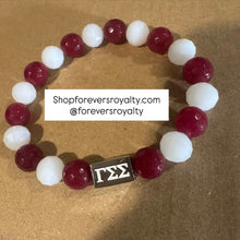 Load image into Gallery viewer, New Gamma Sigma Sigma bracelet (GSS)
