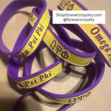 Load image into Gallery viewer, Omega Psi Phi wristband