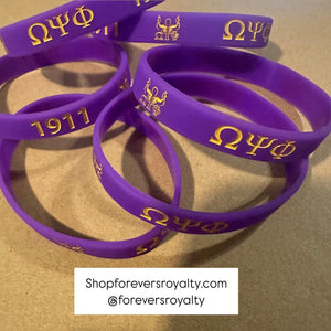 Purple 1911 wristband