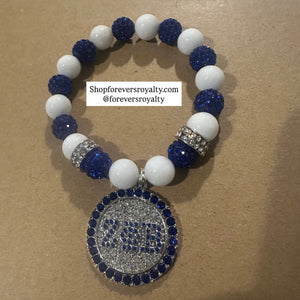 Zeta Phi Beta bling bracelet