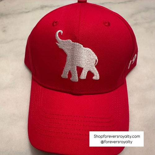 Red Delta Sigma Theta Elephant hat