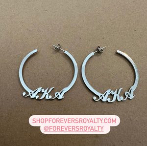 Silver AKA earrings