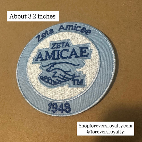 Zeta Amicae iron on patch