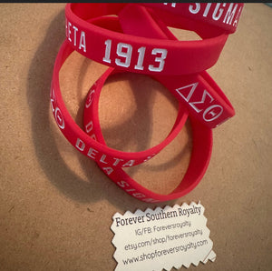 Red Delta wristband