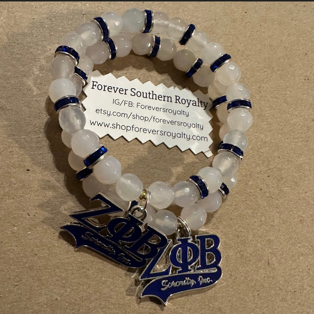 Zeta Phi Beta bracelet.