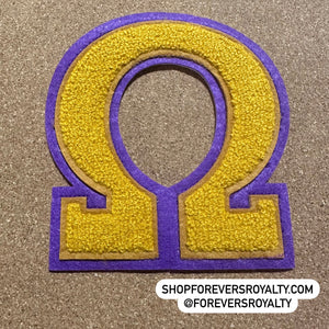 Omega Psi Phi patches.