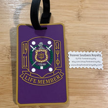 Load image into Gallery viewer, Omega Psi Phi luggage tag