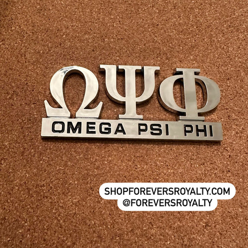 Omega Psi Phi car decal