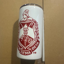 Load image into Gallery viewer, White Delta Sigma Theta cup.