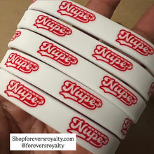 Load image into Gallery viewer, White Kappa Alpha Psi NUPE wristband