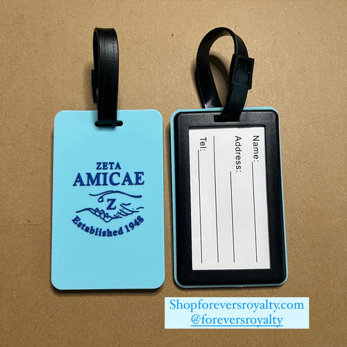 Zeta Amicae luggage tag