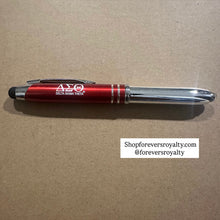 Load image into Gallery viewer, Delta Sigma Theta flashlight pen.