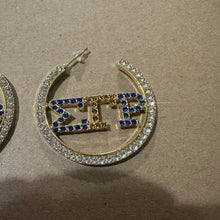 Load image into Gallery viewer, Gold SGRho earrings