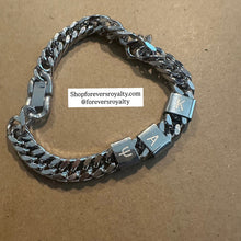 Load image into Gallery viewer, Silver Kappa Alpha Psi metal bracelet
