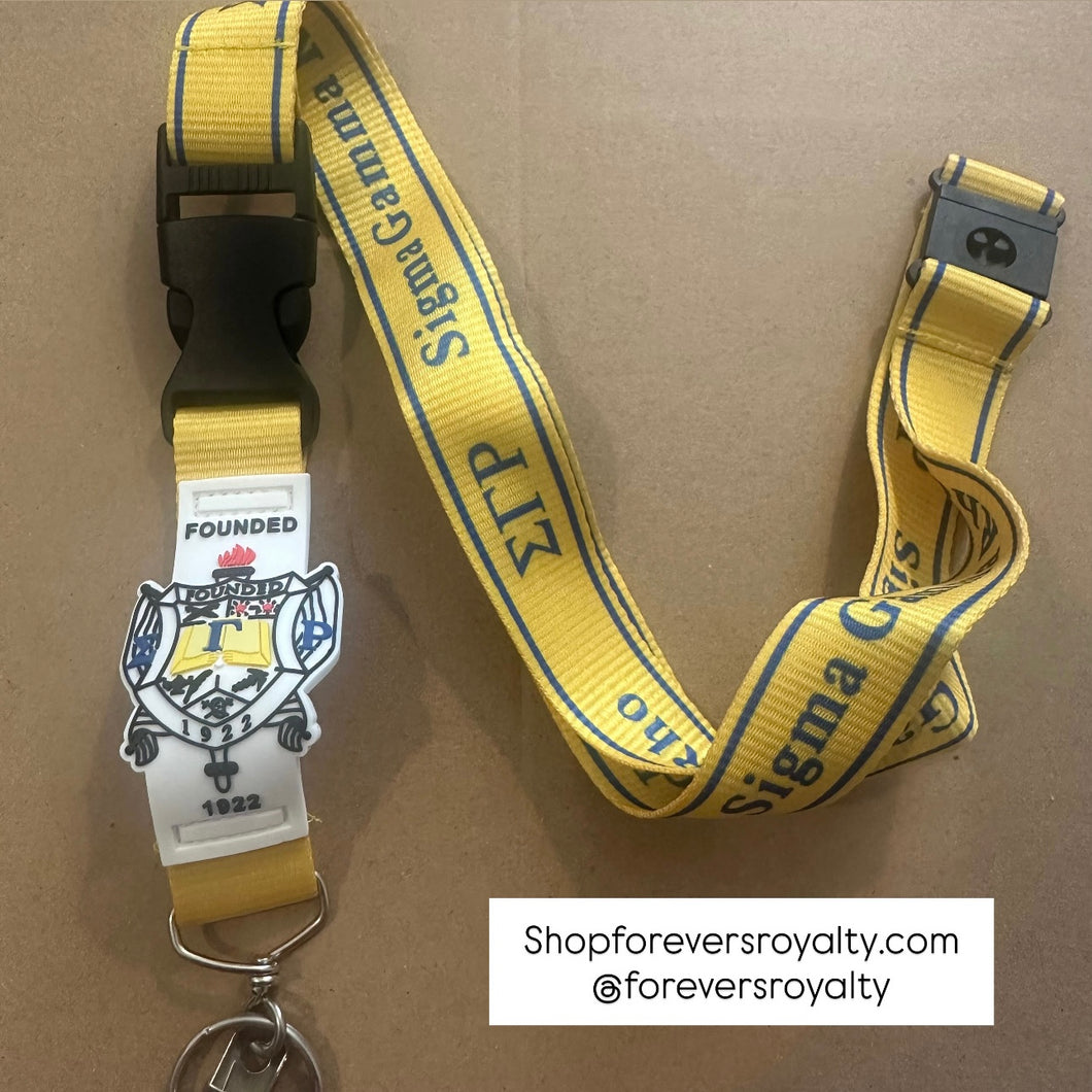 New Sigma Gamma Rho lanyard