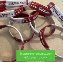 Load image into Gallery viewer, Gamma Sigma Sigma wristband