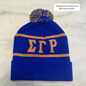 Sigma Gamma Rho scarf and hat set
