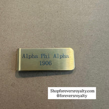 Load image into Gallery viewer, Alpha Phi Alpha money clip
