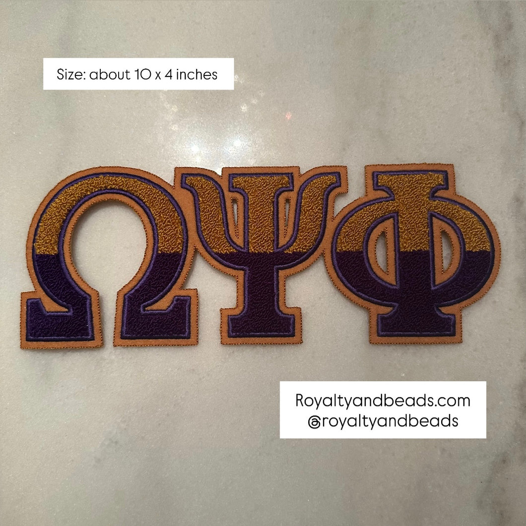 Omega Psi Phi patch