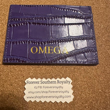 Load image into Gallery viewer, Leather Omega wallet