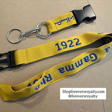 Load image into Gallery viewer, New Sigma Gamma Rho lanyard