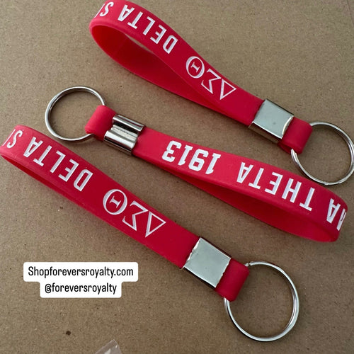 Delta wristband keychain