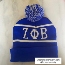 Load image into Gallery viewer, Zeta Phi Beta scarf and hat set