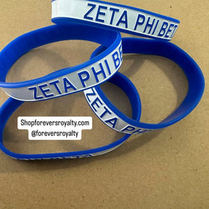 Zeta Phi Beta wristband