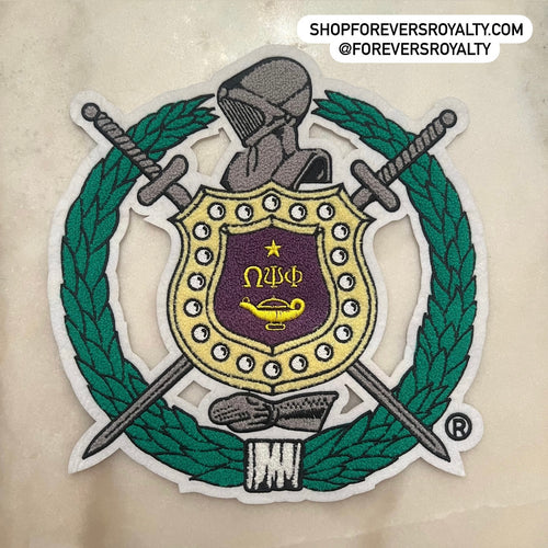 Omega Psi Phi patch (LARGE)