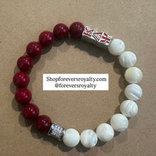 Load image into Gallery viewer, Krimson Kappa Alpha Psi bracelet.