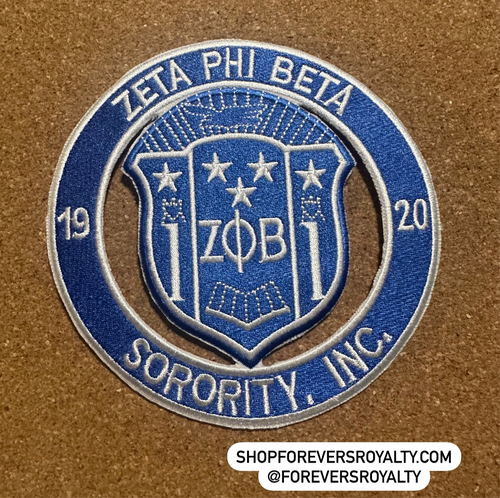 Zeta Phi Beta patch.