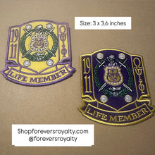 Load image into Gallery viewer, Omega life member patch.