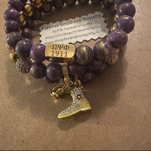 3 Omega Psi Phi bracelets